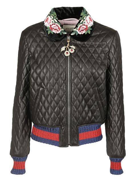 girl gucci jacket|gucci leather jackets for women.